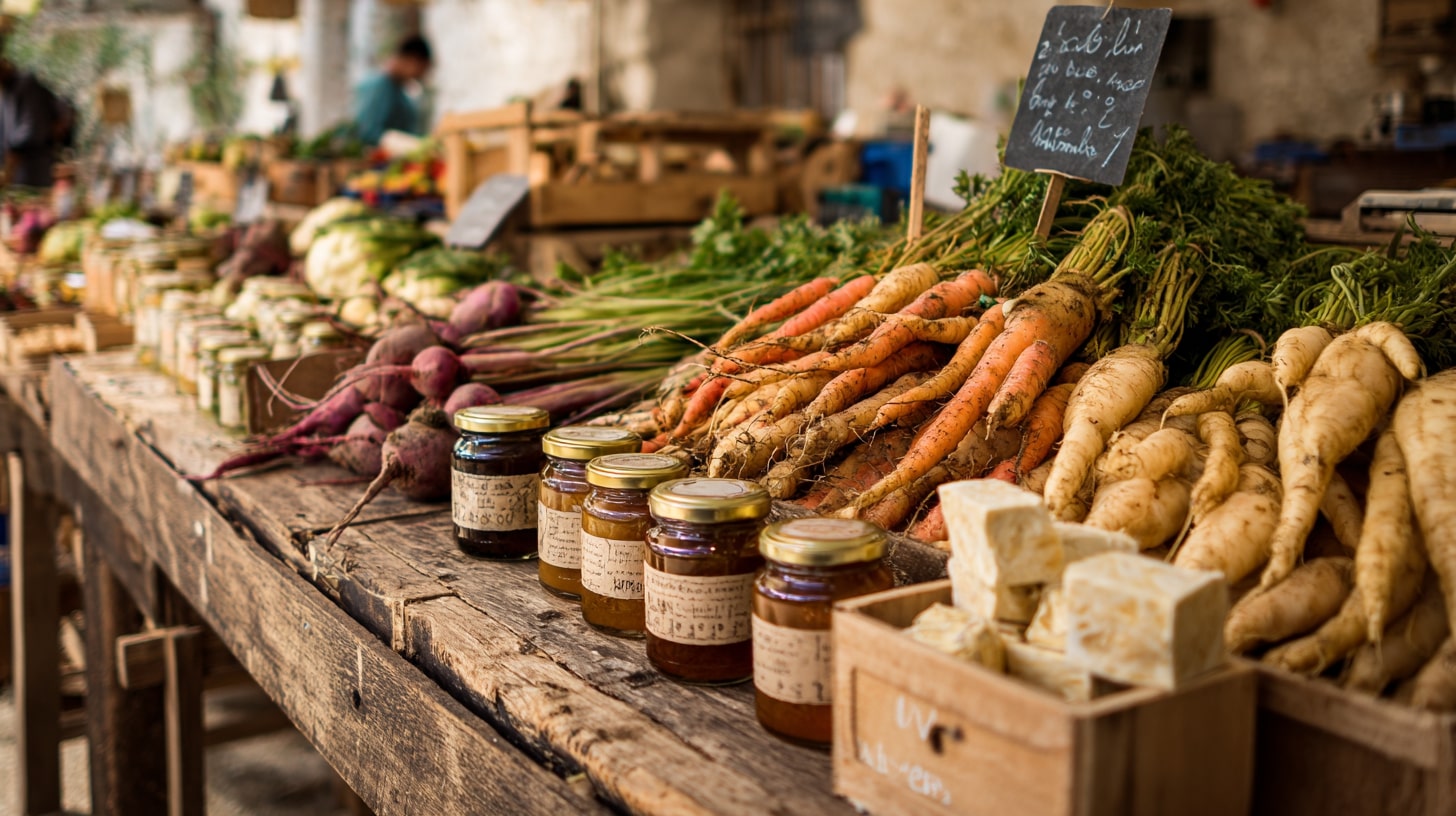 Marchés du Vexin avec légumes anciens, viandes, volailles et fromages du terroir